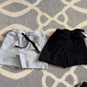 Live Scout Kids Athletic Drawstring Shorts - Gray and Black